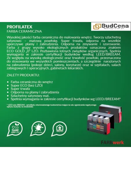 Supreme. Profilatex - ceramiczna farba ekologiczna! Eko!