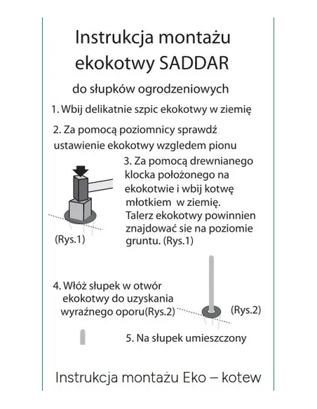 Eko-Kotwa Standard Plus - kotwa do ziemi