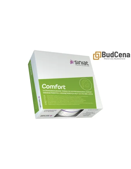 Amerykańska Taśma narożnikowa do płyt GK Siniat COMFORT 25 mb