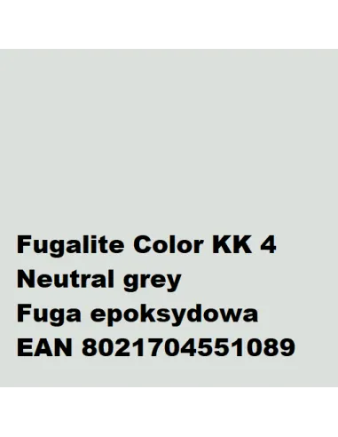 Fugalite Color KK 4 Neutral grey Fuga epoksydowa EAN 8021704551089