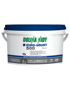 Dolina Nidy Euro-Grunt 500 Koncentrat Plus 15kg Żółty Grunt Głęboko Penetrujący