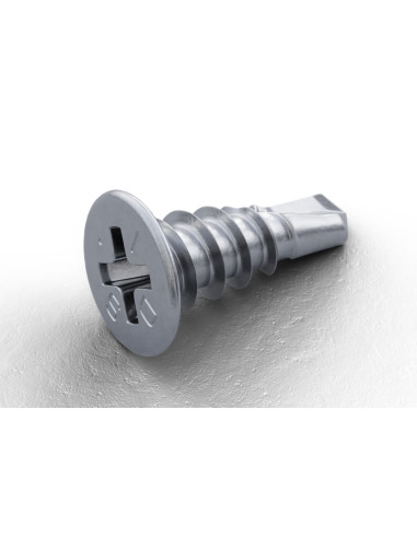 IDS Wkręty Samowiercące SlimHead Ultra 4,2x13mm 250szt. Płaski Łeb 0,7mm plus BIT PH2