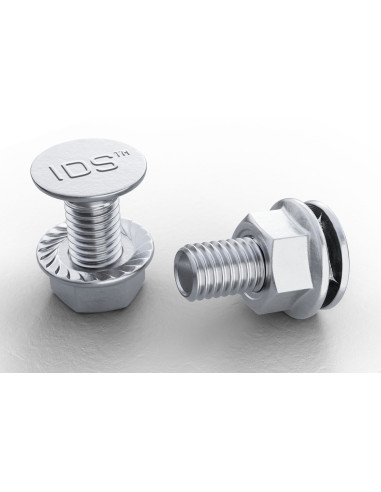 IDS Śruba M8 SlimHead 8x20mm 50szt. do Profili UA z Nakrętką Ząbkowaną Płaski Łeb