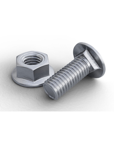 IDS Śruba M8 SlimHead 8x20mm 50szt. do Profili UA z Nakrętką Ząbkowaną Płaski Łeb