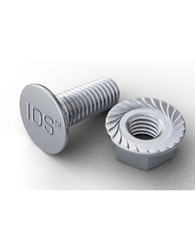 IDS Śruba M8 SlimHead 8x20mm 50szt. do Profili UA z Nakrętką Ząbkowaną Płaski Łeb
