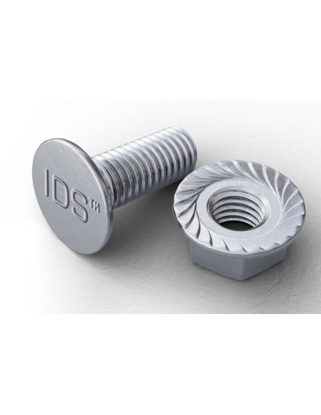 IDS Śruba M8 SlimHead 8x20mm 50szt. do Profili UA z Nakrętką Ząbkowaną Płaski Łeb