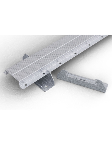 Łącznik HatClip 30 (5906506982107). Wydajność: ~3,5szt/m2. Dystans od 15mm. Do profili kapeluszowych 48x15. Opakowanie 25szt