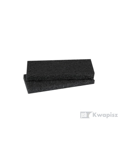 Kubala Włóknina ścierna czarna 120x250 mm, komplet 2 szt.