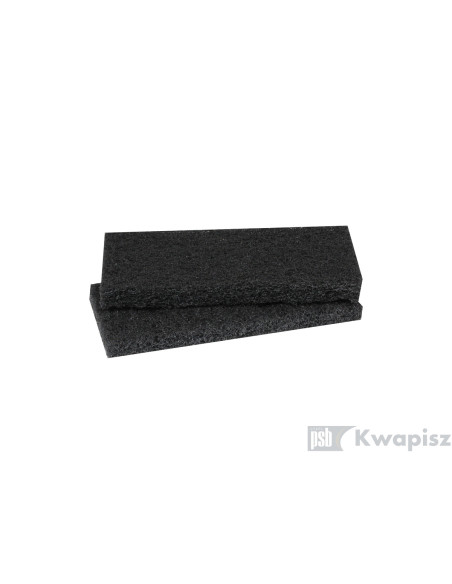 Kubala Włóknina ścierna czarna 120x250 mm, komplet 2 szt.
