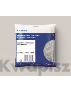 Kubala Krzyżyki dystansowe do płytek 1,5 mm, 150 szt.