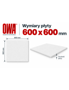 Płyta Akustyczna OWA Sinfonia 600x600 i 1200x600 | BUDCENA.pl 2