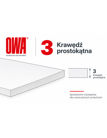 Płyta Akustyczna OWA Sinfonia 600x600 i 1200x600 | BUDCENA.pl
