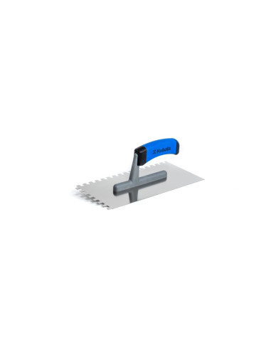 Kubala Paca nierdzewna 130x270mm ząb 8x8mm, uchwyt dwuskł. G-1 do prac budowlanych 0203