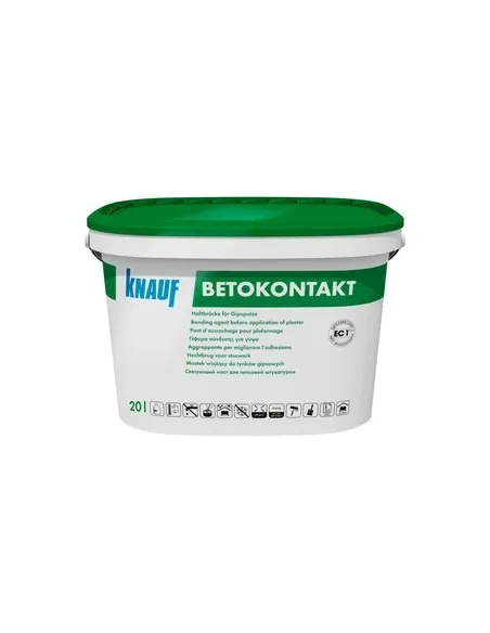 KNAUF Betokontakt 20 kg grunt sczepny do gładkich podłoży betonowych, pal. ma 32 szt., 545454