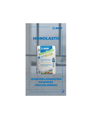 MAPEI Monolastic jendoskładnikowa hydroizolacja  op. 20kg    pal. 50 op.