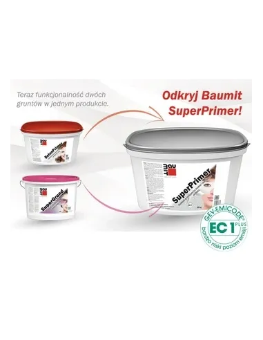 BAUMIT SuperPrimer 20kg - Grunt Kontaktowy na Trudne i Niechłonne Podłoża (0203050020)