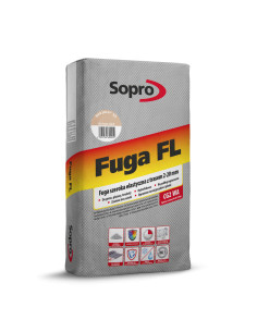 SOPRO  FL Fuga szeroka elastyczna z trasem beż jura 33 624/25 kg.