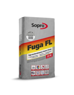 SOPRO  FL Fuga z trasem szeroka elastyczna szary 15 526/25 kg.