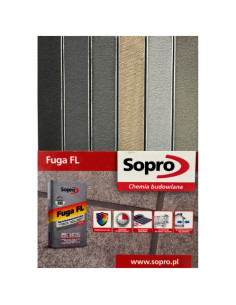SOPRO  FL Fuga z trasem szeroka elastyczna antracyt 66 626/25 kg 2