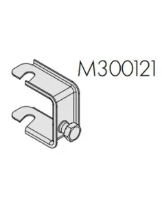 KCS klamra obejmująca do pręta gwint.do profila U 43/37/20mm op. 100szt  BPM300121 /do Clip-In/