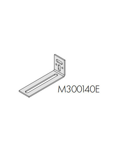 Klamra przyścienna KCS Profilu U BPM 300140E Clip-In 100 szt. (713017)