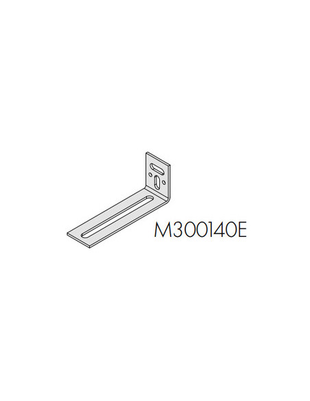 Klamra przyścienna KCS Profilu U BPM 300140E Clip-In 100 szt. (713017)
