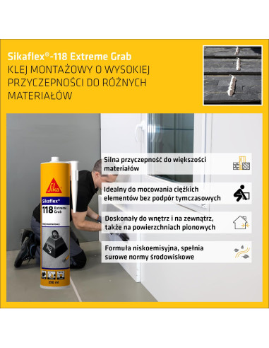 promocja Sikaflex - 118 Extreme Grab (biały)
