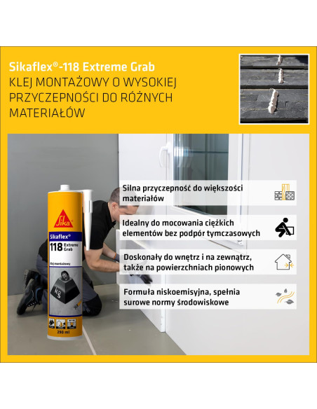 promocja Sikaflex - 118 Extreme Grab (biały)