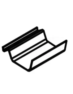 KCS-sprężynka dociskowa do płyt docinanych NR 686305 op.100szt /do Clip-In/ (d.Armstr.BPM311081)