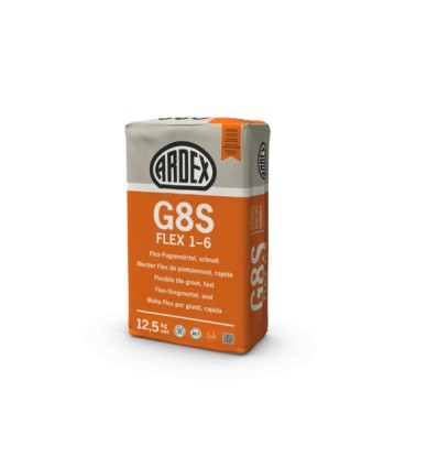 ARDEX G8S FLEX 1-6 Elastyczna masa fugowa, szybka