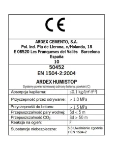 ARDEX HUMI