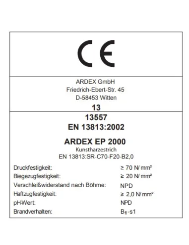 ARDEX EP 2000 Wielofunkcyjna żywica epoksydowa