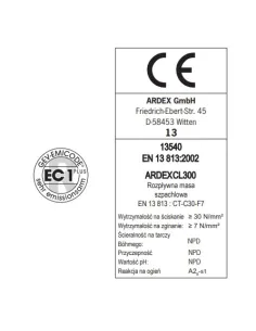 ARDEX CL 300 Masa wyrównująca 2