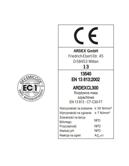 ARDEX CL 300 Masa wyrównująca