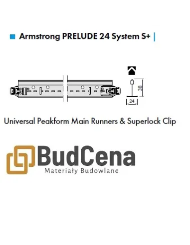 System Prelude -system zawieszenia do sufitów kasetonowych