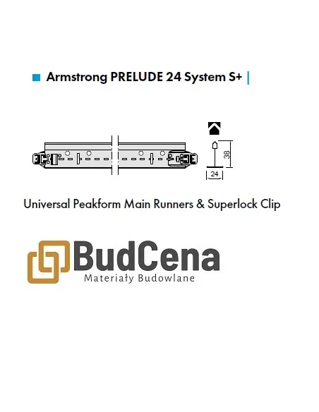 System Prelude -system zawieszenia do sufitów kasetonowych