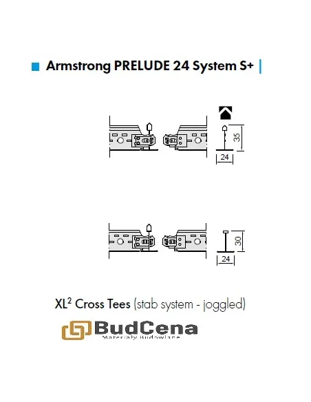 System Prelude -system zawieszenia do sufitów kasetonowych