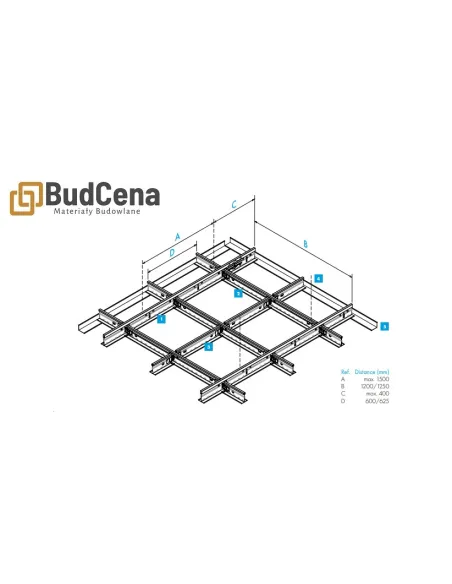 System Ventatec - system zawieszenia do sufitów kasetonowych