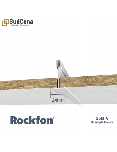 Rockfon Sofit, płyta sufitowa 600 x 600 mm