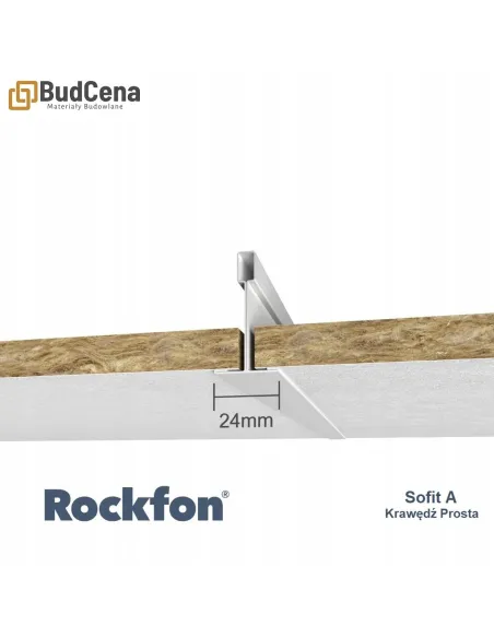 Rockfon Sofit, płyta sufitowa 600 x 600 mm