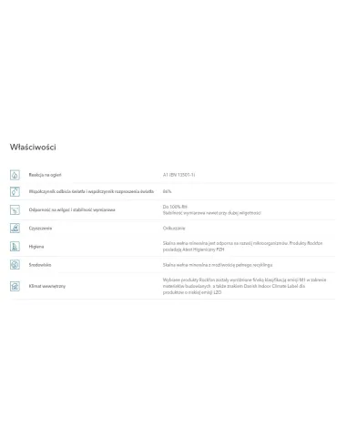 Rockfon Tropic gładka, biała płyta sufitowa