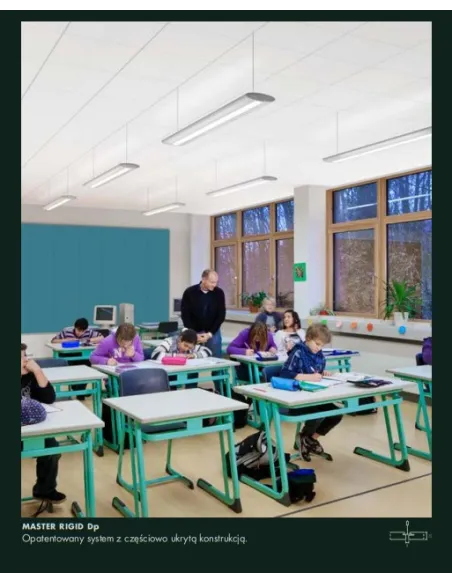 Ecophon Master. Płyty sufitowe, akcesoria, T15, T24