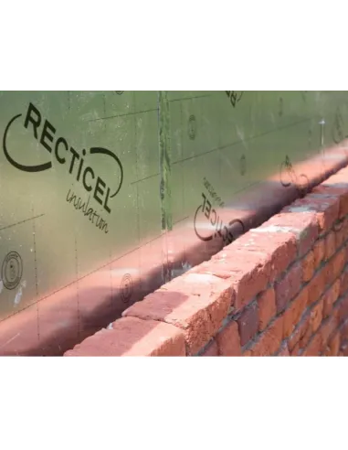 Recticel Eurowall, cienka płyta PIR do termoizolacji poddasza lub muru trójwarstwowego