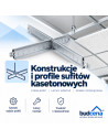Konstrukcje i profile sufitów kasetonowych