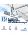 Akcesoria montażowe do sufitów kasetonowych