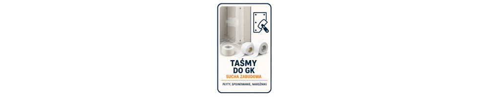 Taśmy do GK i suchej zabudowy | Sklep internetowy BUDCENA.pl