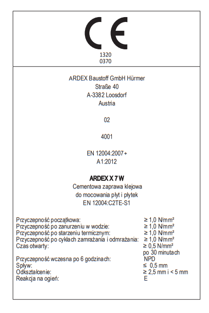 Biała zaprawa do ceramiki, płyt stropowych, mozaiek, karton-gipsu